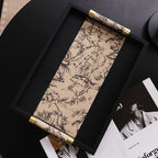 Vintage Printed Leather Tray