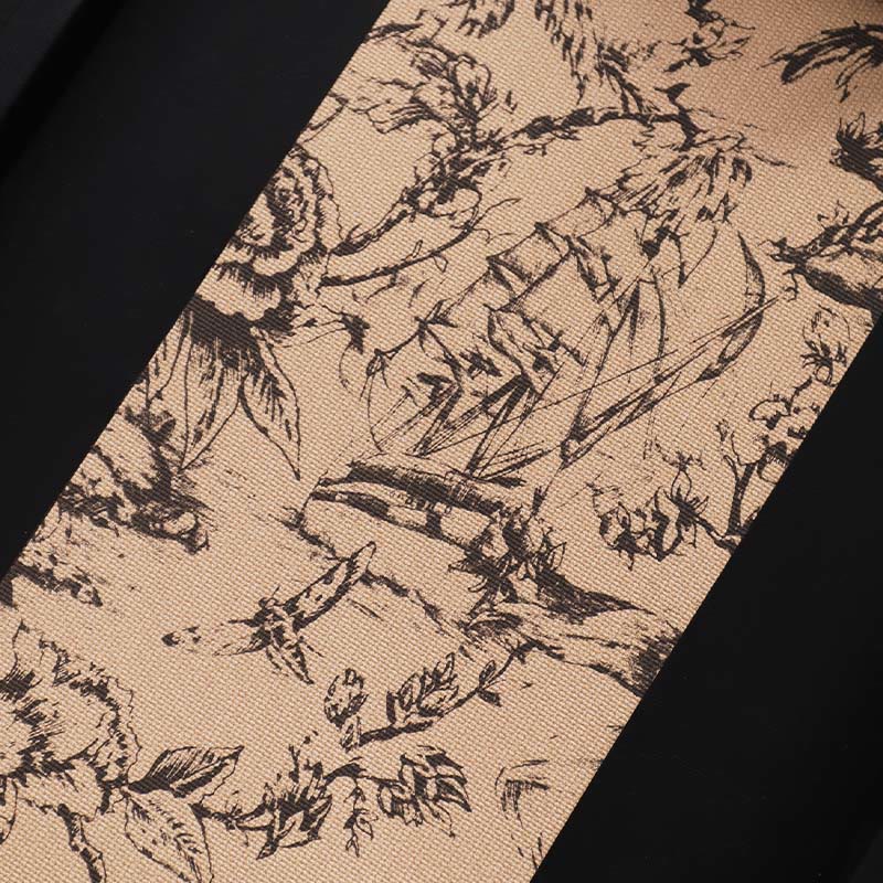 Vintage Printed Leather Tray