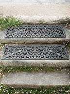 Silver Set Of 2 Non Slip Step Mats