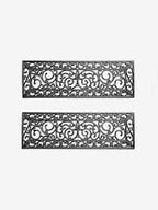Silver Set Of 2 Non Slip Step Mats