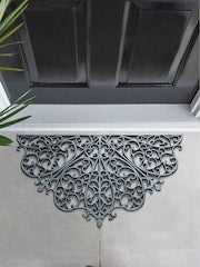 Silver Scroll Doormat