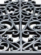 Silver Scroll Doormat