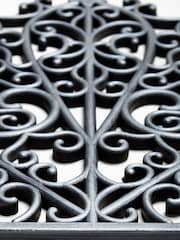 Silver Scroll Doormat