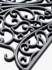 Silver Scroll Doormat