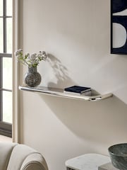 Silver Chrome Wall Shelf