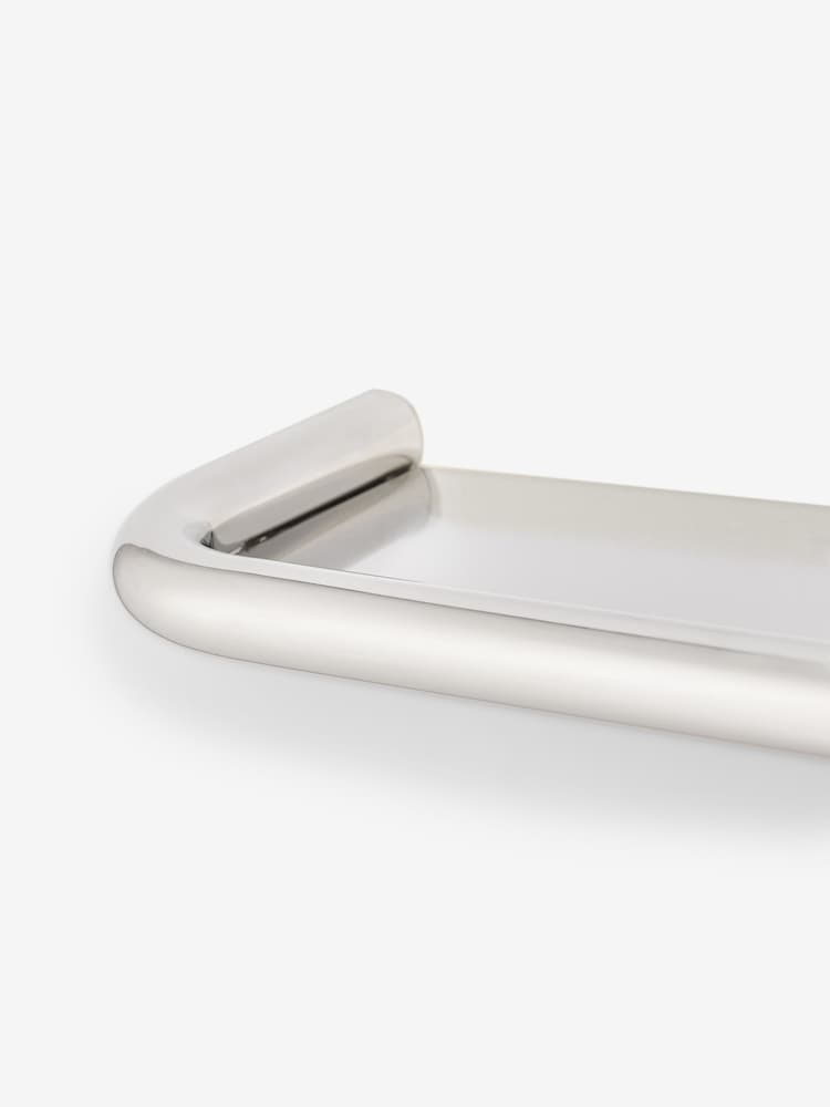 Silver Chrome Wall Shelf