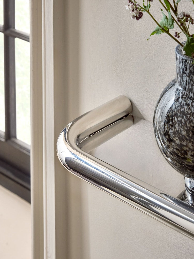 Silver Chrome Wall Shelf
