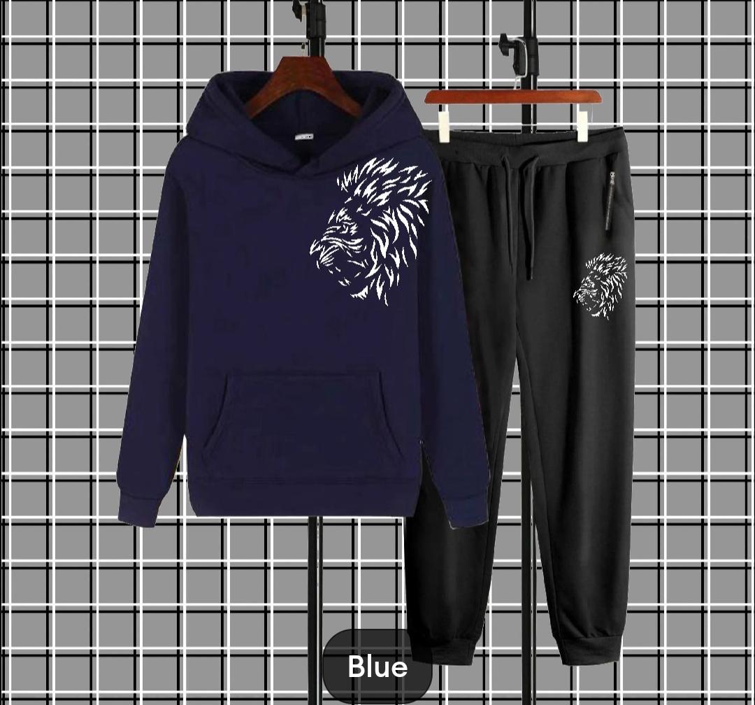 B lion Printed Tracksuit