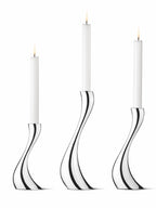 Georg Jensen Set of 3 Cobra Candle Holders